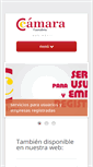 Mobile Screenshot of camaracantabria.com